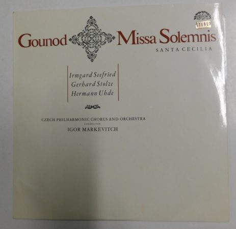 Gounod - Missa Solemnis - Igor Markevitch LP (EX/VG+) CZE
