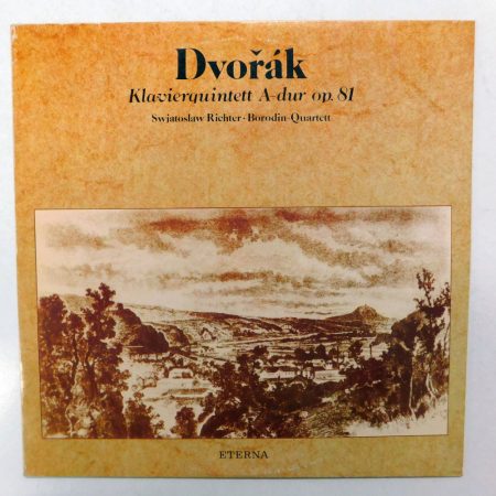 Dvorak, S. Richter, Borodin-Quartett - Klavierquintett A-dur, Op 81  LP (EX/VG) GER