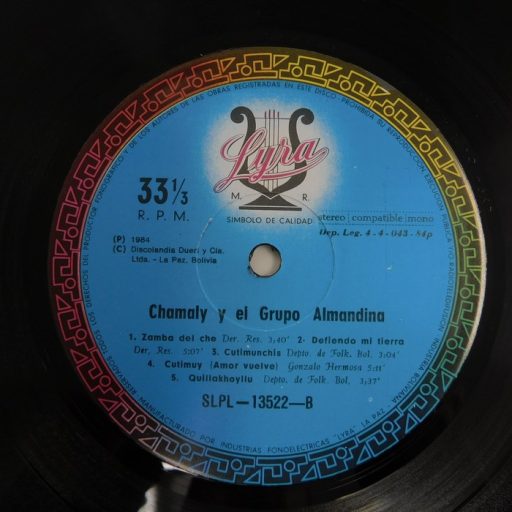 El Grupo Almandina - Music of the Andes LP (VG+/VG+) Bolivia