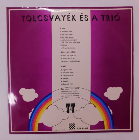 Tolcsvayék és a trió - T&T LP (VG/VG+) 