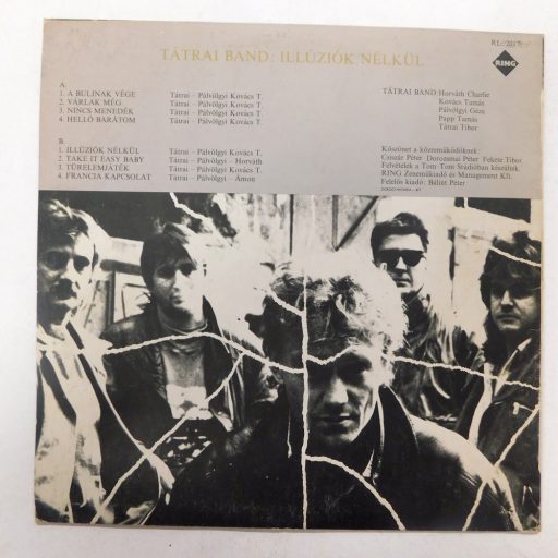 Tátrai Band - Illúziók nélkül LP (VG/VG+) HUN, 1989.