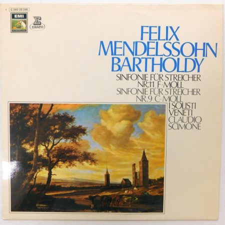 Mendelssohn-Bartholdy, C. Scimone - Sinf. Für Streicher Nr.11 F-Moll / Nr.9 C-Moll LP (NM/VG+) GER