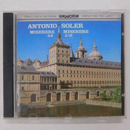 Soler - Miserere A 8 & Miserere A 12 CD (NM/NM) 1987 HUN