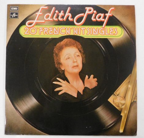 Edith Piaf - 20 'French' Hit Singles LP (VG+/VG+) IND