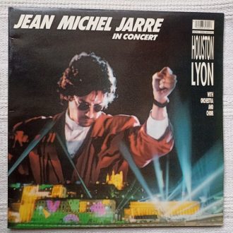   Jean Michel Jarre - In Concert (Houston / Lyon) LP (EX/EX) spanyol, 1987, gatefold