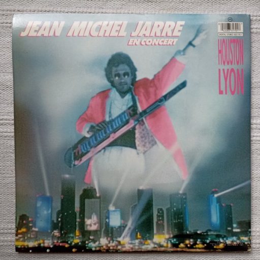 Jean Michel Jarre - In Concert (Houston / Lyon) LP (EX/EX) spanyol, 1987, gatefold