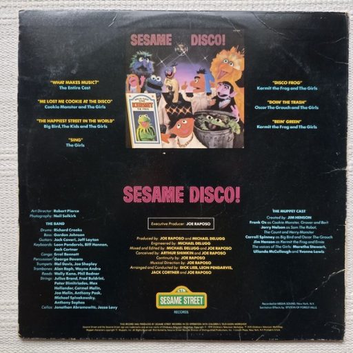 Sesame Street - Sesame Disco! LP (VG,VG+/VG) USA, 1979, gatefold