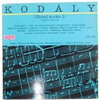   Kodály, Andor, Chorus Of The Leöwey Klára Secondary School - Choral Works 2 LP (NM/VG+) HUN