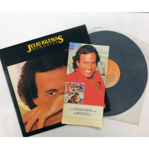 Julio Iglesias - Momentos LP (NM/VG+) CAN, 1982.