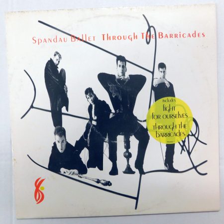 Spandau Ballet - Through The Barricades LP (EX/VG+) 1986, EUR.