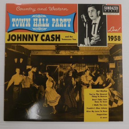 Johnny Cash and The Tennessee Two - Live At Town Hall Party 1958 LP (NM/NM) USA, 2003