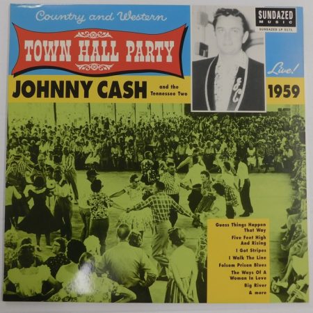Johnny Cash and The Tennessee Two - Live at Town Hall Party 1959 LP (NM/NM) USA, 2003.