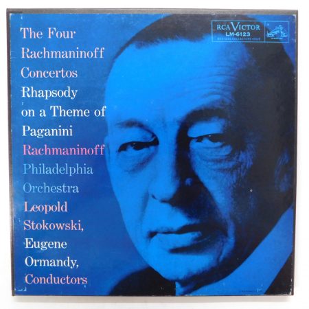 Rachmaninoff, Stokowski, Ormandy - Four Rachm. Conc. On A Theme Of Paganini 3LP box (VG/VG+) USA