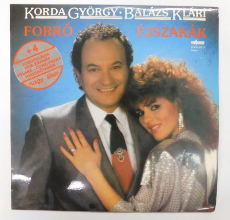 Korda György, Balázs Klári - Forró Éjszakák LP (EX/EX) ALÁÍRT
