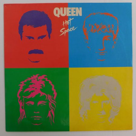 Queen - Hot Space LP (EX/VG+) India 1982