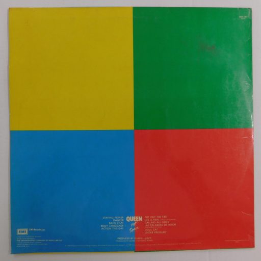 Queen - Hot Space LP (VG+/VG+) India 1982