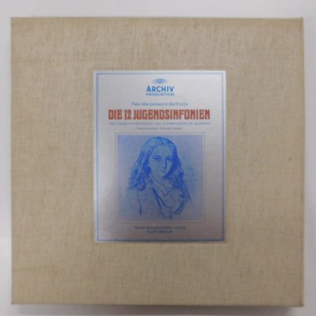 Felix Mendelssohn - Die 12 Jugendsinfonien 5xLP box + booklet (NM/VG+) GER