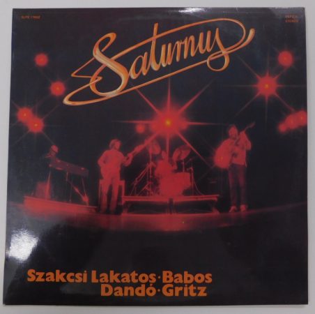 Saturnus LP - Szakcsi Lakatos / Babos / Dandó / Gritz (NM/EX)