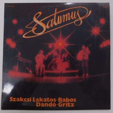 Saturnus LP - Szakcsi Lakatos / Babos / Dandó / Gritz (EX/EX) HUN. 1980