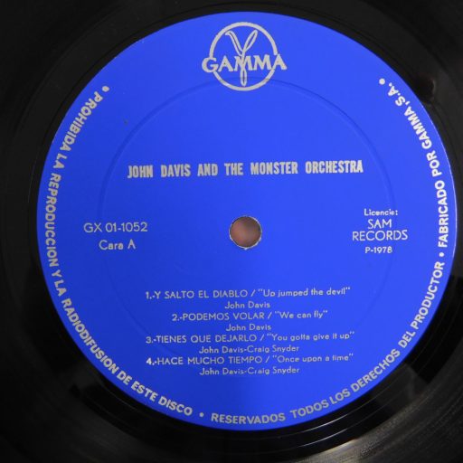 John Davis And The Monster Orchestra - Up Jumped The Devil LP (VG+/VG) 1978 Mexico