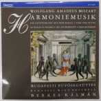   Mozart, Budapesti Fúvósegyüttes, Berkes - Harmoniemusik LP (NM/EX) 1991 HUN