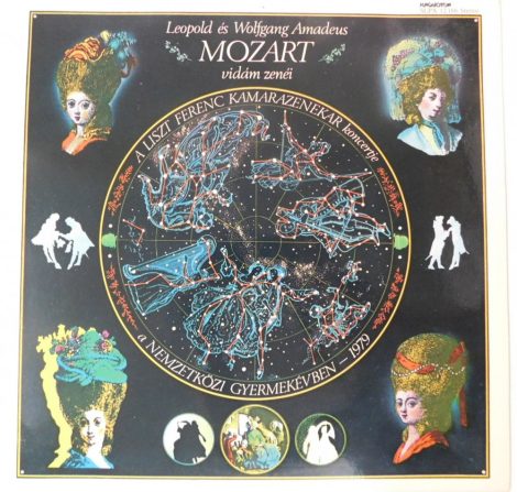 Mozart vidám zenéi LP + inzert (EX/EX) Leopold és Wolfgand Amadeus
