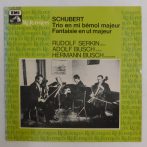   Schubert - Serkin, Busch, Busch - Trio En Mi Bémol Majeur / Fantaisie En Ut Majeur LP (VG+/VG+) FRA