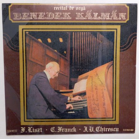 Benedek Kálmán - Recital De Orga LP (NM/NM) dedikált ROM
