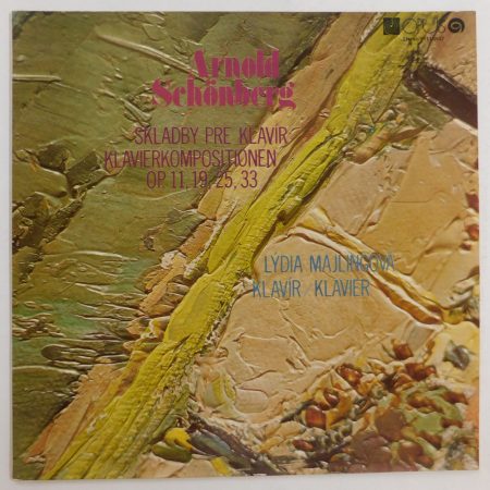 Schönberg - Majlingová - Skladby Pre Klavír Op.11,19,25,33 LP (EX/EX) 1978, CZE.