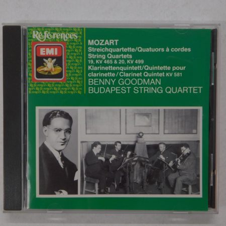Mozart, Goodman - String Quartets 19 KV465 & 20 KV499 / Clarinet Quintet KV581 CD (NM/NM) 1990 GER