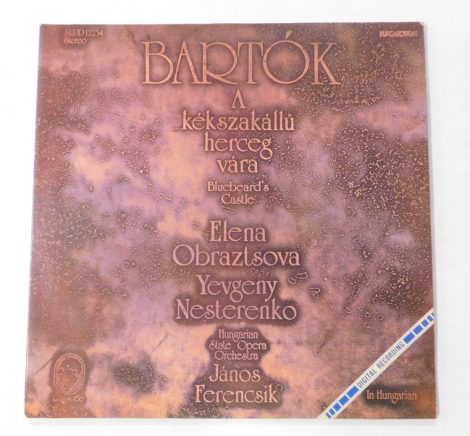 Béla Bartók - A kékszakállú herceg vára (Bluebeard's Castle) LP + inzert (EX/EX)