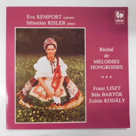 Remport/Risler-Liszt/Bartók/Kodály-Récital De Mélodies Hongroises LP(EX/EX)FRA.
