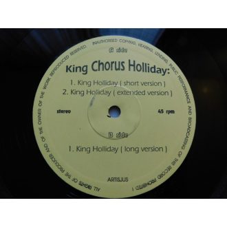 King Chorus Holliday - King Holliday (12", 45rpm, VG)