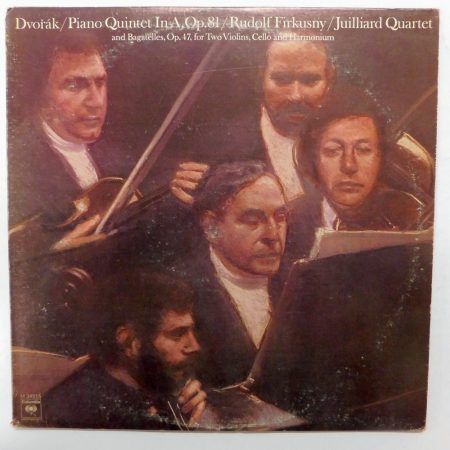 Dvorak, Firkusny - Piano Quintet In A, Op. 81, Bagatelles, Op. 47  LP (VG+/VG) USA