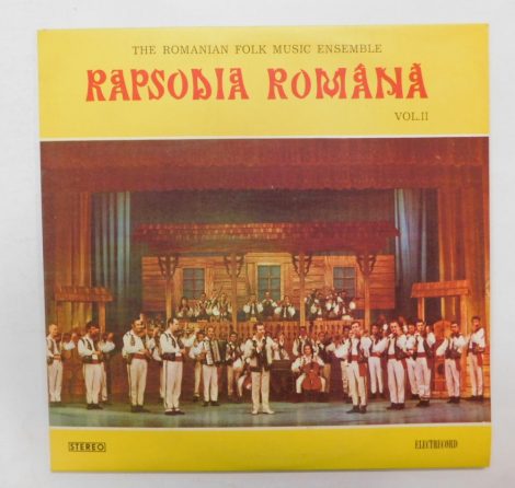 The Romanian Folk Music Ensemble - Rapsodia Romana - Vol. II LP (EX/VG) ROM. 