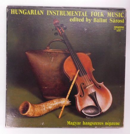 Hungarian Instrumental Folk Music - Bálint Sárosi 3xLP (NM/G+) +booklet 