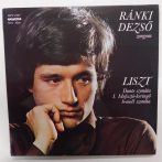   Ránki Dezső - Liszt - Dante Szonáta / I. Mefiszto-keringő / H-moll Szonáta LP (EX/EX) HUN