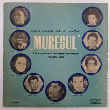 A Marosvásárhelyi Maros Művészegyüttes népdalénekesei LP (VG+/VG) 1973 ROM Muresul