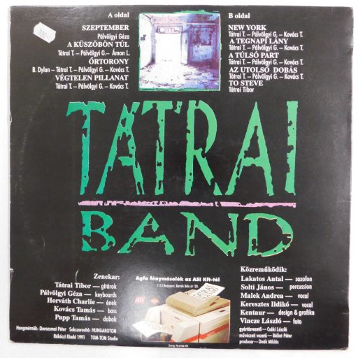 Tátrai Band - A küszöbön túl LP (EX/VG+)
