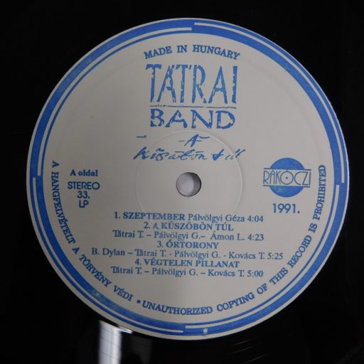 Tátrai Band - A küszöbön túl LP (EX/VG+)