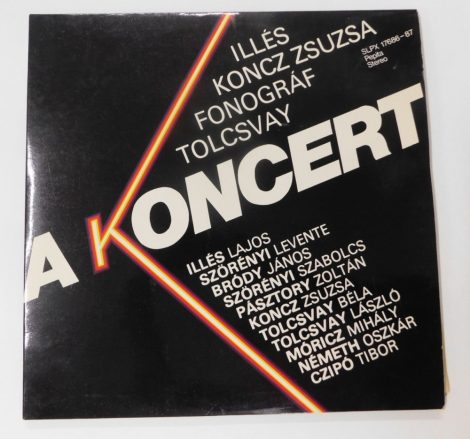 Illés, Koncz, Fonográf, Tolcsvay - A Koncert 2xLP (VG+/VG+) 