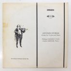   Antonín Dvorak - Philipp Naegele, Günter Krieger - Works For Violin And Piano LP (EX/VG) USA, 1976