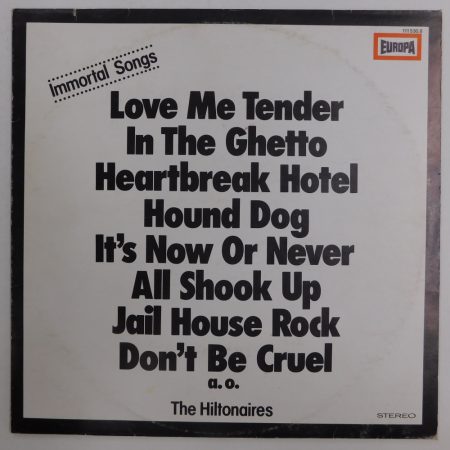 The Hiltonaires - Immortal Songs LP (NM/VG) 1977 GER