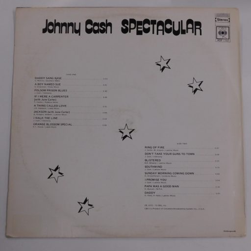 Johnny Cash - Spectacular LP (VG,VG+/VG+) Dél-Afrika