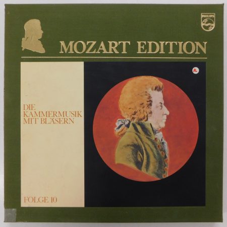 Mozart Edition 10 - Die Kammermusik Mit Blasern 4xLP + booklet (EX/VG) holland