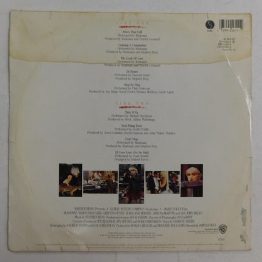 Madonna - Who's That Girl (Original Motion Picture Soundtrack) LP (VG/G) GER.