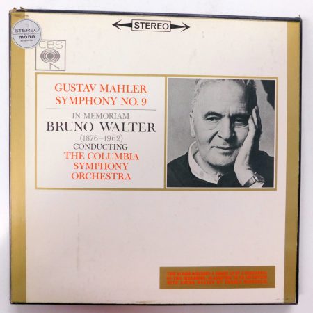Mahler - Bruno Walter - Symphony No. 9 (In Memoriam Bruno Walter) 3xLP box (EX/VG) UK