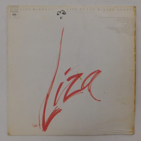 Liza Minnelli - Live At The Winter Garden LP (VG/VG) USA