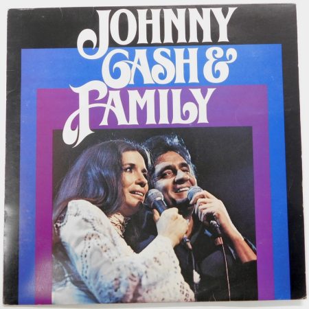 Johnny Cash - Johnny Cash and Family LP (EX/VG+) UK, 1978.