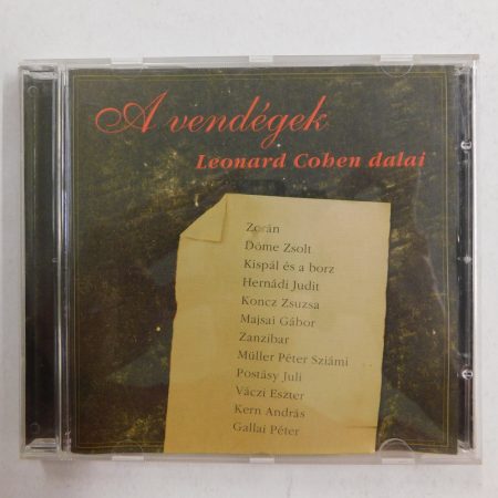 V/A - A Vendégek - Leonard Cohen Dalai CD (VG+/VG+) 2003, HUN.